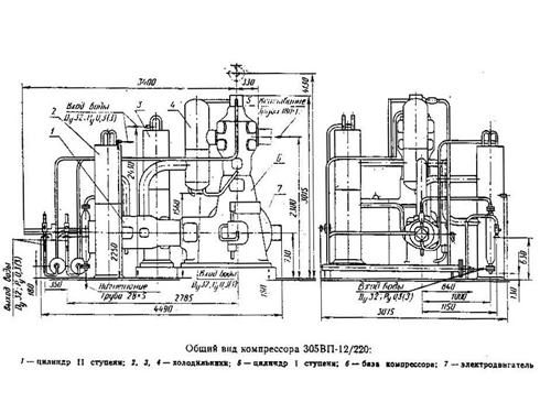 Компрессор 305ВП-12/220